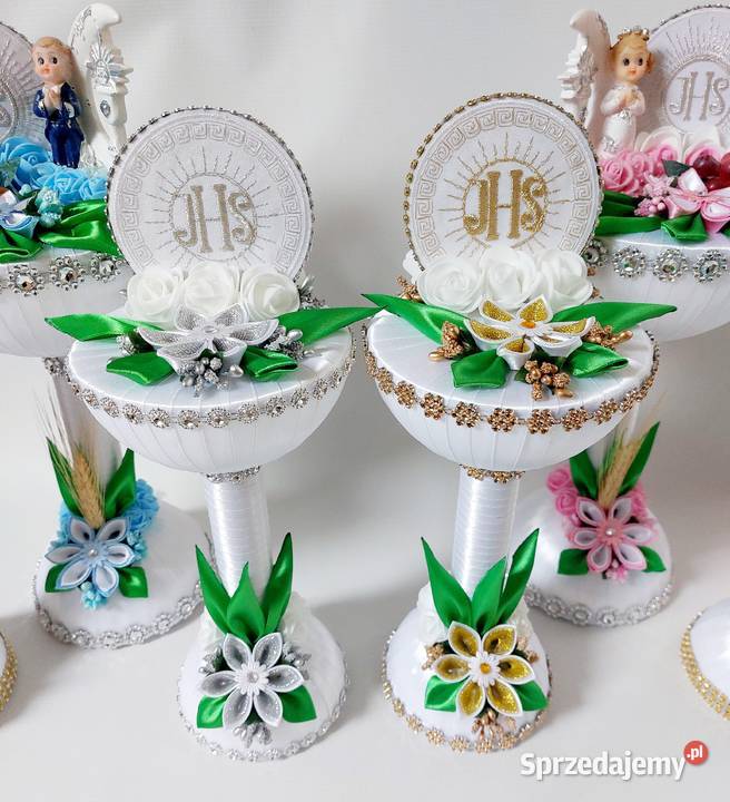 Kielich na komunię rękodzieło Antyki, Sztuka, Kolekcje lubelskie Radzyń Podlaski