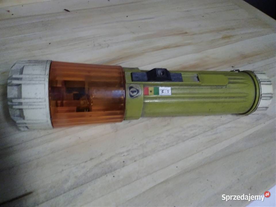 Latarka trzy kolory z czasów PRL pomorskie Słupsk