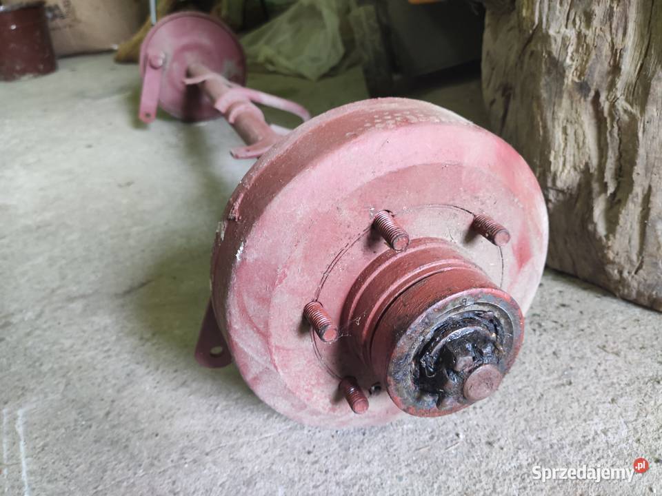 Oś z piastami belka wozu przyczepki Pozostałe Lutcza