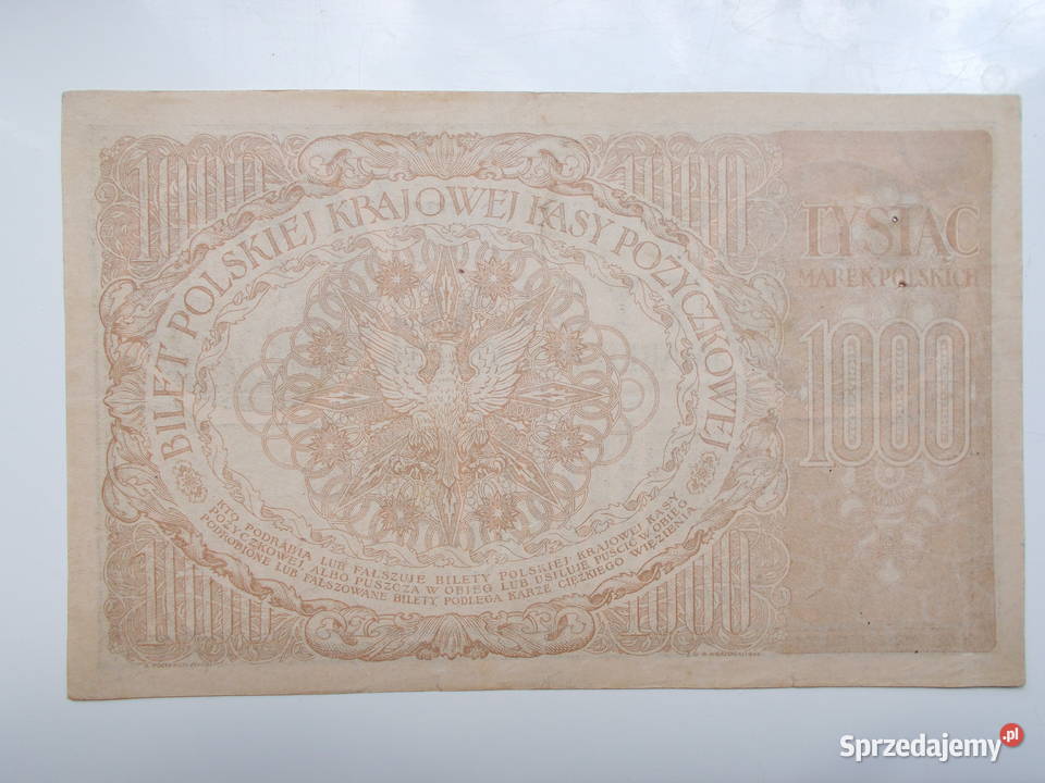 1000 marek polskich z 1919 roku Skarżysko-Kamienna