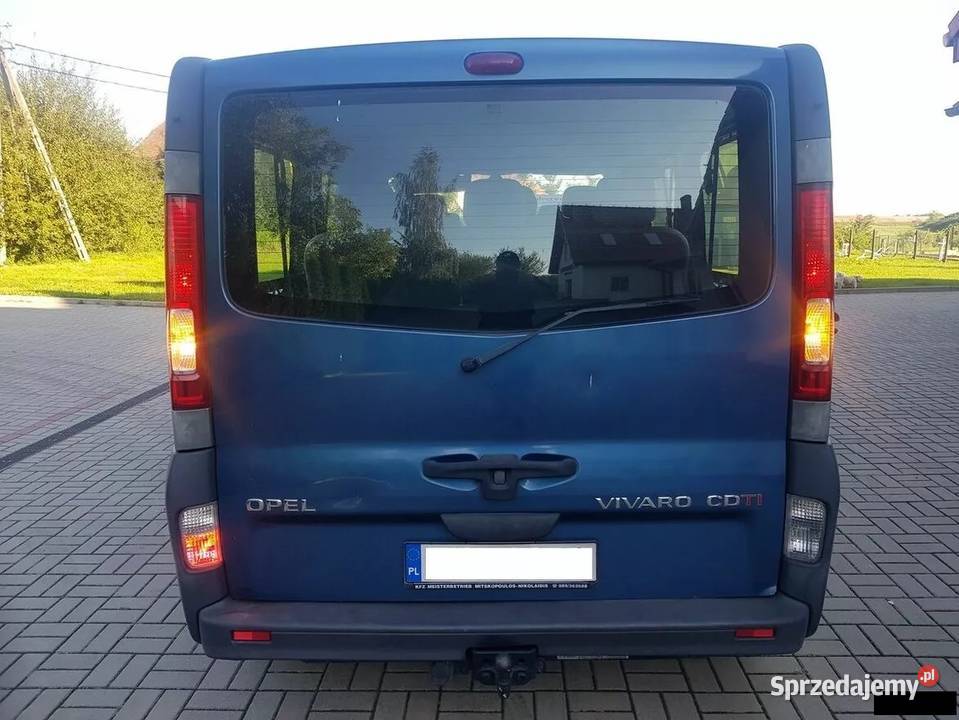 Opel VIVARO 9Osobowy 20 CITDHAK 6BIEGOWY 116 Rok produkcji 2008 Jerzmanowa