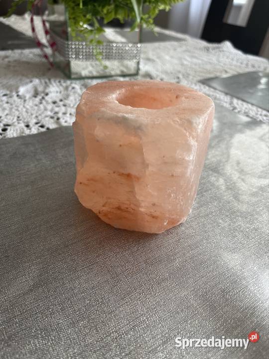 Świeczka kwarc różowy domowa Pozostałe Lębork