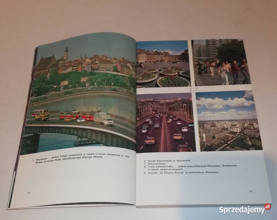 Przewodnik Polsce z mapą PRL 1976 r Warszawa
