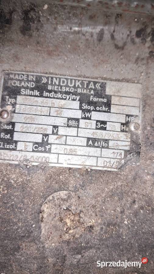 Silnik elektryczny 13kW 1ś Ruda Pilczycka