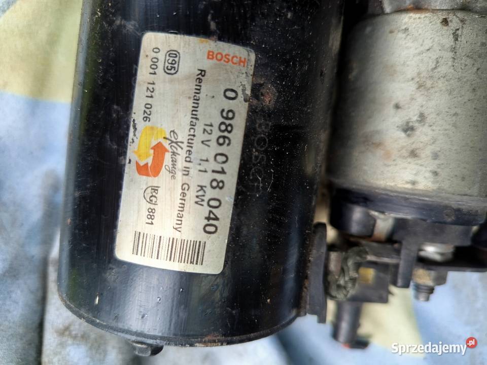 0986018014 Bosch Rozrusznik 12V 11kW AUDI A3 TT Zgierz