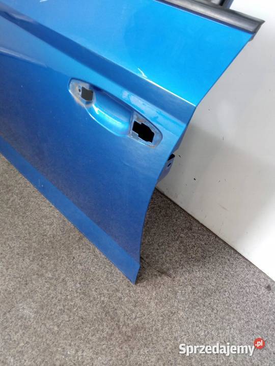 DRZWI LEWE PRZÓD NIEBIESKIE Skoda Fabia III 2014 sprzedam
