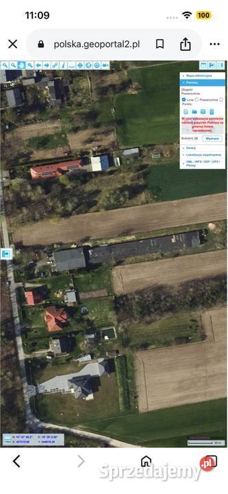 Działka z budynkami A1 Teolin