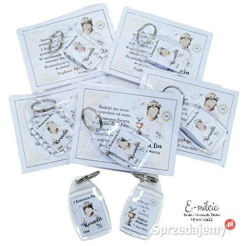 Breloczki ze zdjęciem dziecka jako podziękowania Pozostałe Pozostałe