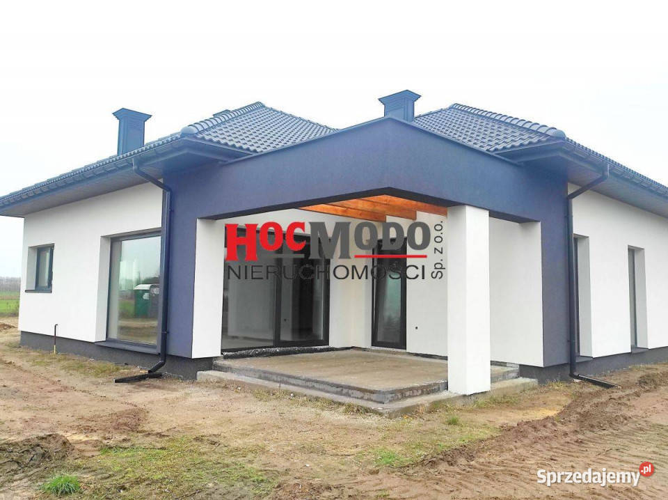 Nowoczesny parterowy bliżniak 13985 m2 Marynino