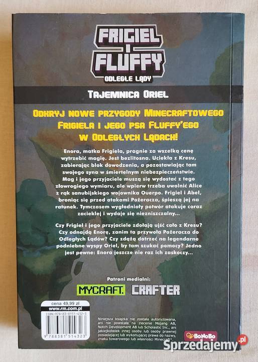 Frigiel i Fluffy odległe lądy Tom 3 mazowieckie Warszawa