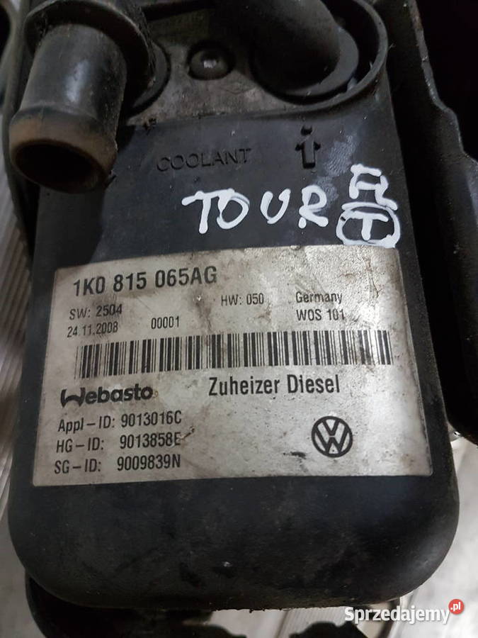 VW TOURAN GOLF WEBASTO THERMO TOP V 1K0815065AG wielkopolskie Turek
