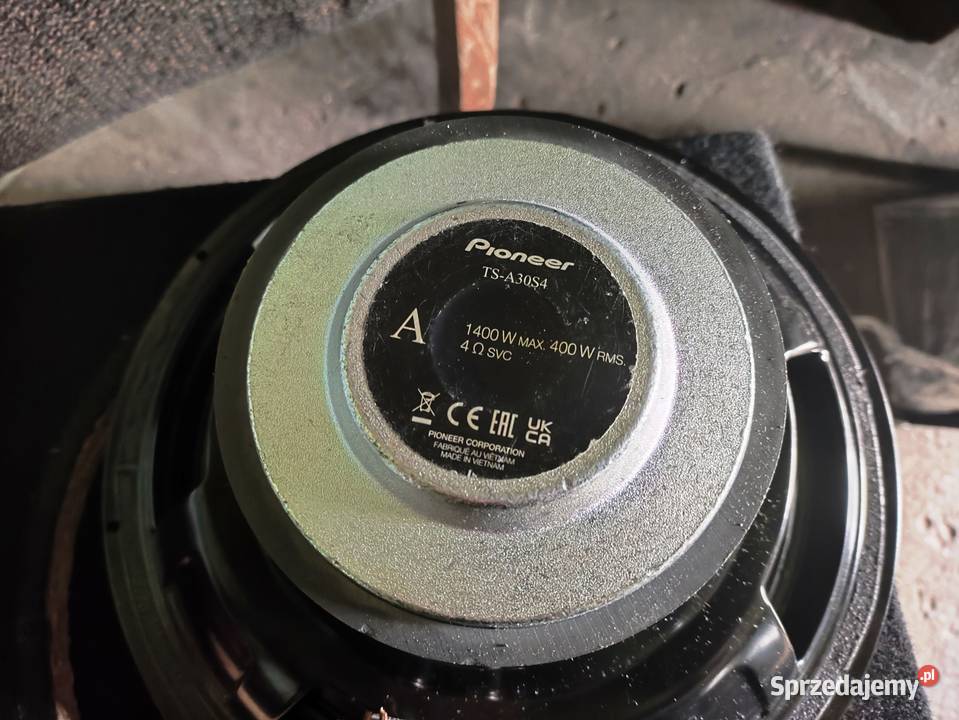 Skrzynia basowa bassowa tuba Pioneer TSA30S4 skrzynie basowe i tuby Niegowonice