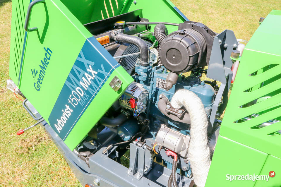 Rębak GreenMech Arborist 150D KUBOTA 25 Narzędzia ogrodnicze Gdańsk