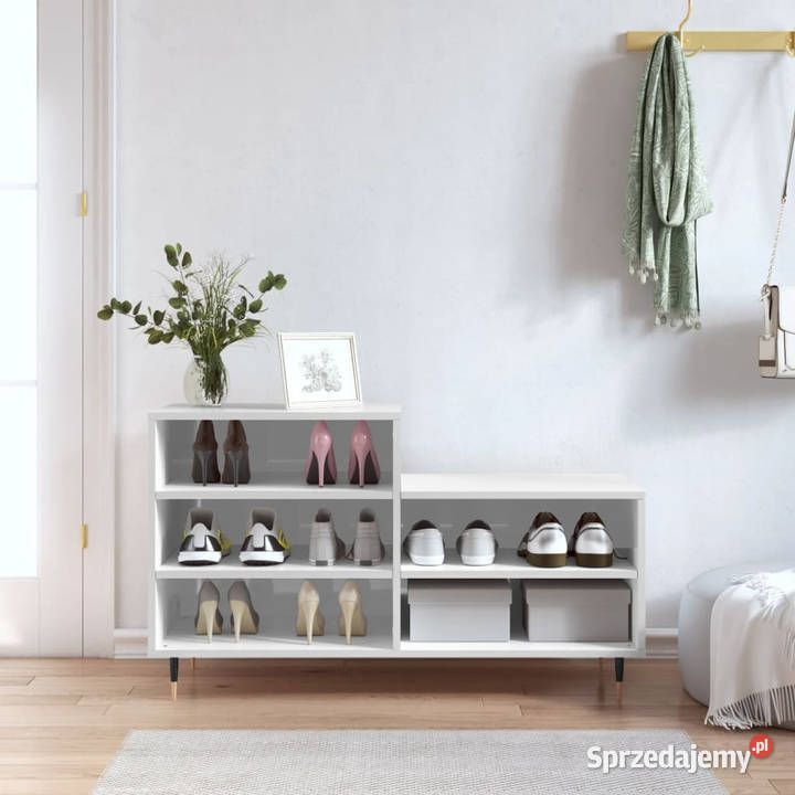 Szafka na buty wysoki połysk biała 102x36x60 Warszawa sprzedam