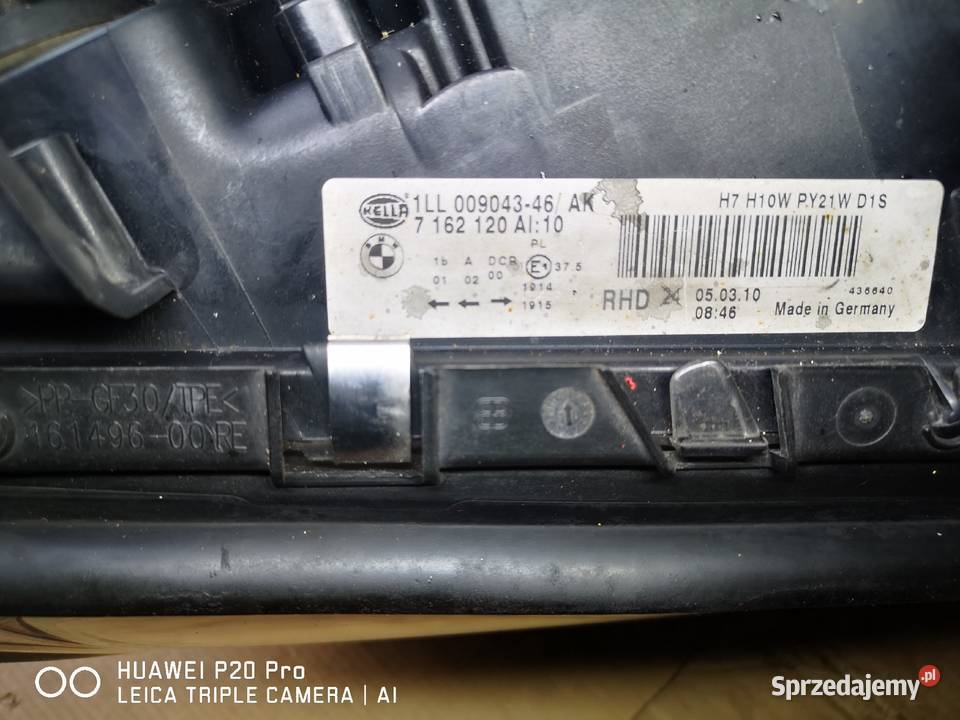 Lampa Xenon D1S BMW serii 7 E65 E66 Prawa Oświetlenie wielkopolskie Kościan
