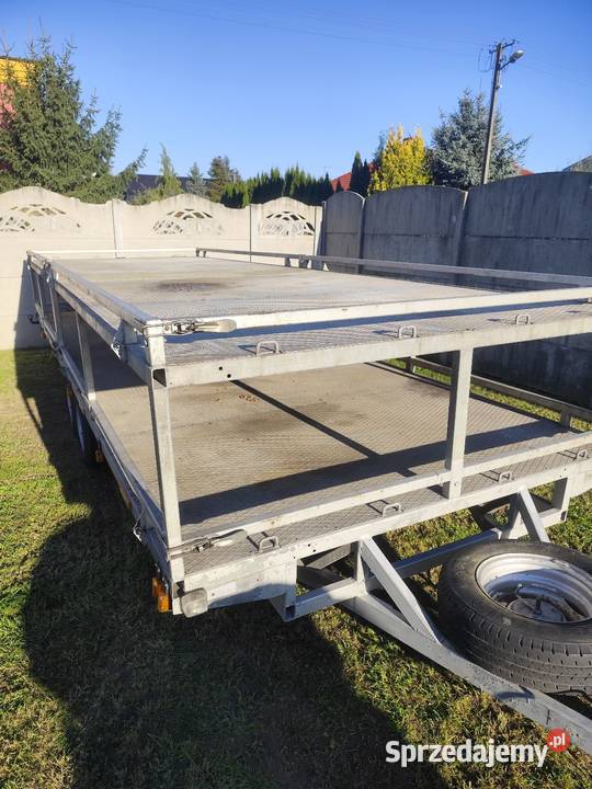 Laweta przyczepa ciężarowa 640x220 platforma 2 Motoryzacja Poznań