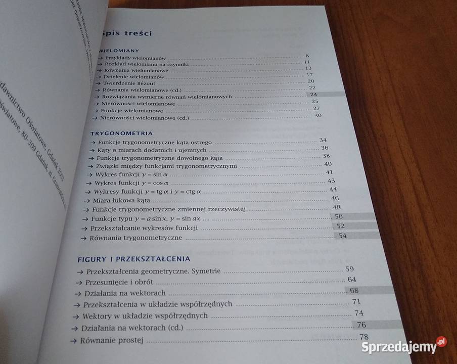 Matematyka II 2 z plusem zbiór zadań liceum miękka Gdańsk