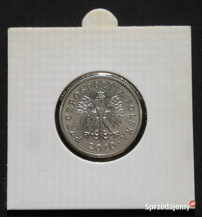 POLSKA 1 ZŁOTY 2010 Z WORECZKA STAN MENNICZY Numizmatyka sprzedam