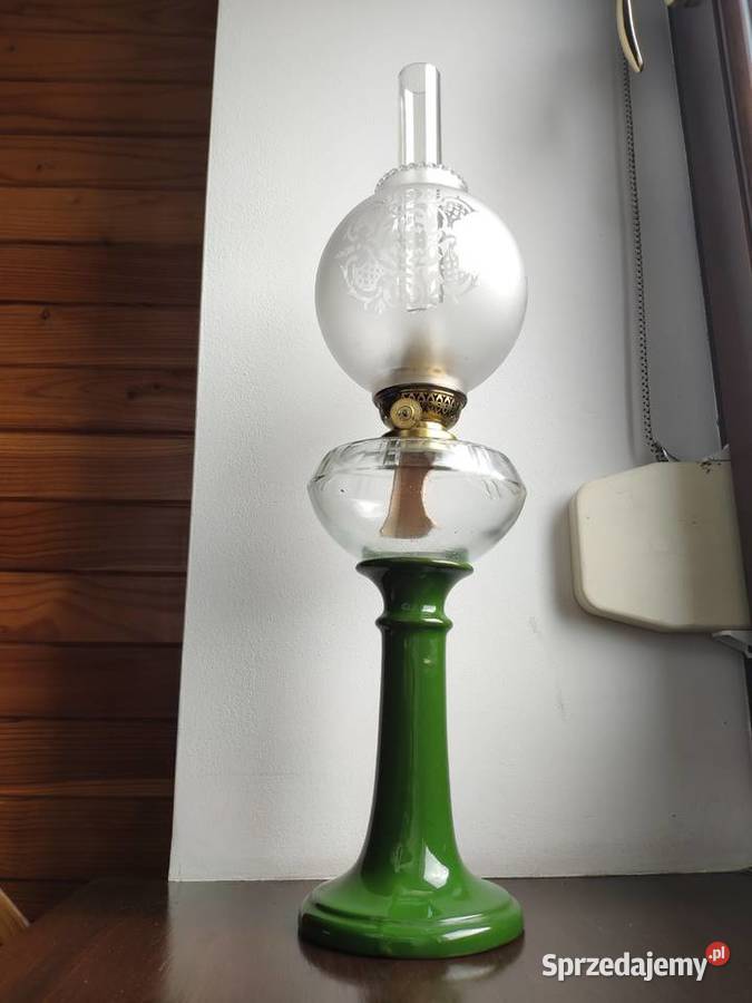 Stara francuska lampa naftowa 82 Antyki Kraków