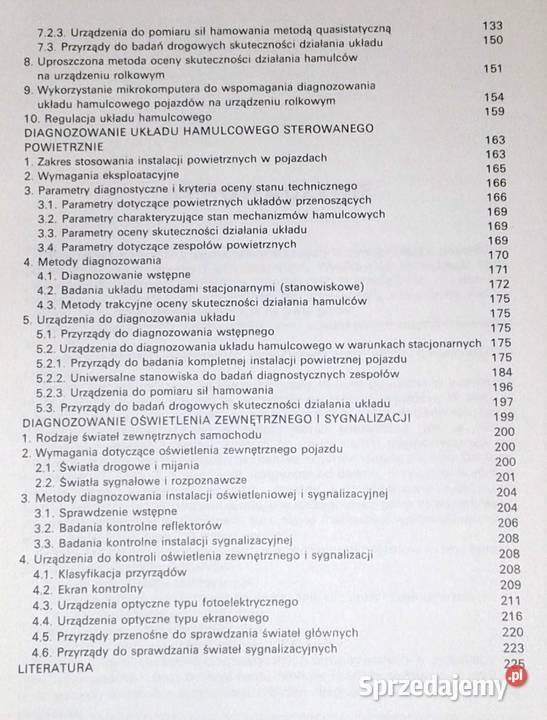 Diagnozowanie samochodów w zakresie Rok wydania 1989 lubelskie