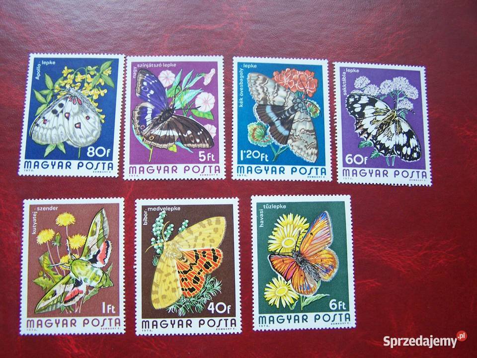 Węgry 1974 MNH Mi 2994 00 Fauna Owady Motyle śląskie Tychy sprzedam