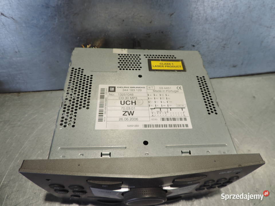 RADIO OPEL ZAFIRA B 13251048 Nowy Sącz