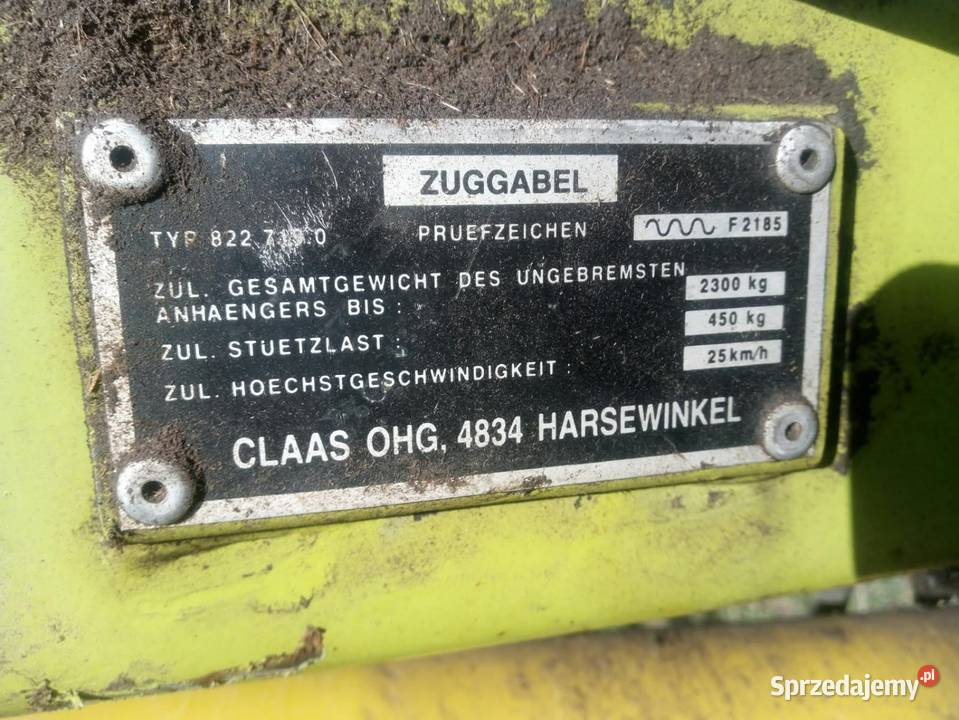 Prasa rolująca Claas Roland 66 lubuskie Żary