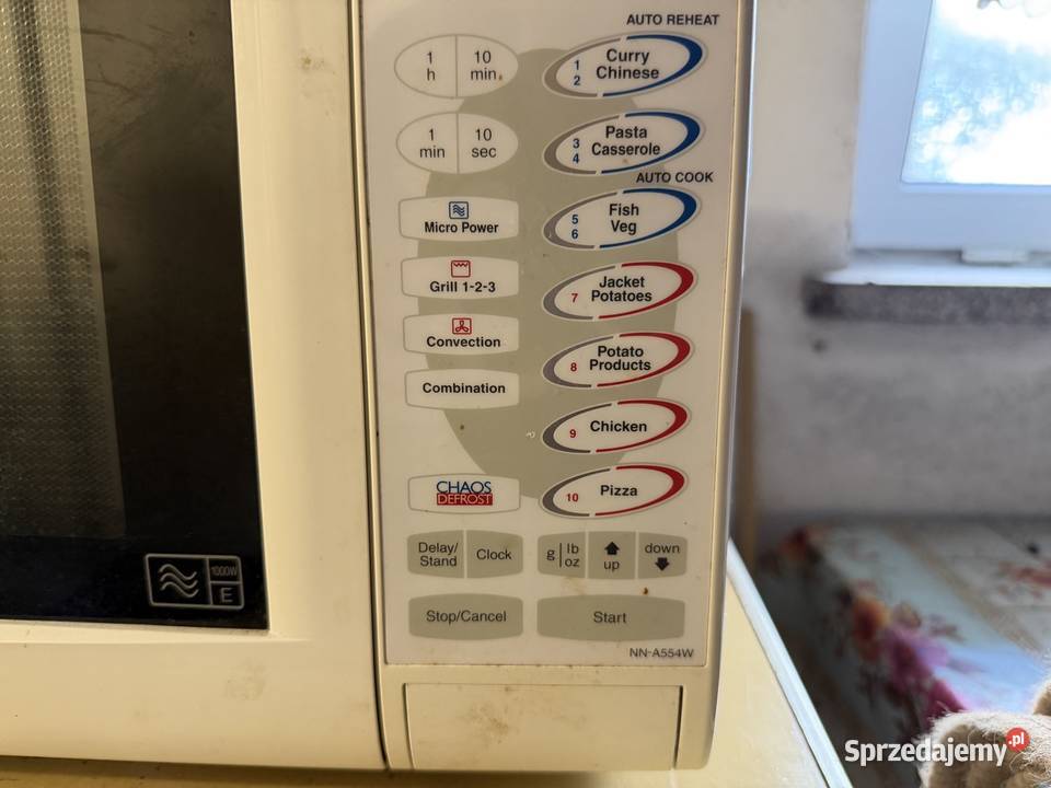 Mikrofalówka Panasonic NNA554W 1000W Inverter Brzozów sprzedam