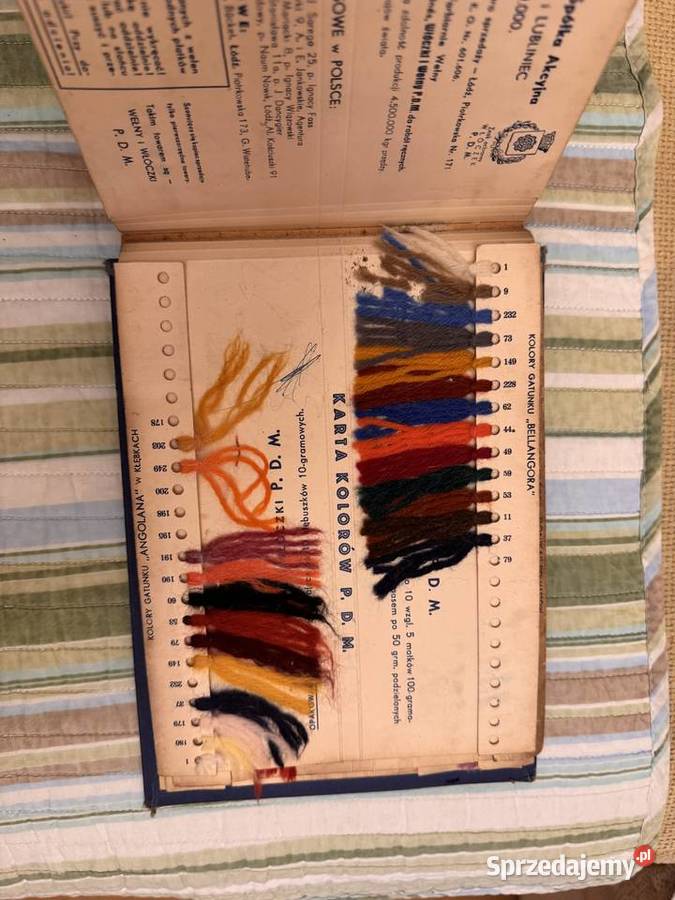 139 WZORNIK WEŁEN I WŁÓCZEK UNION TEXTILE LATA Łódź