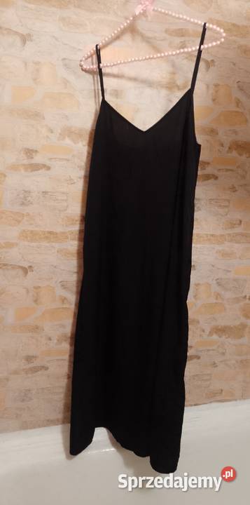 42XL ZARA Długa czarna halka z Madrytu koszulka Kraków