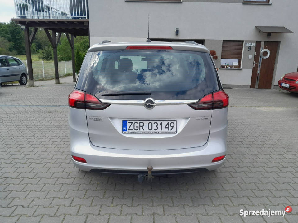 Opel Zafira 14i TURBO 7 osób stan C 2011 gniazdo USB zachodniopomorskie Gryfino