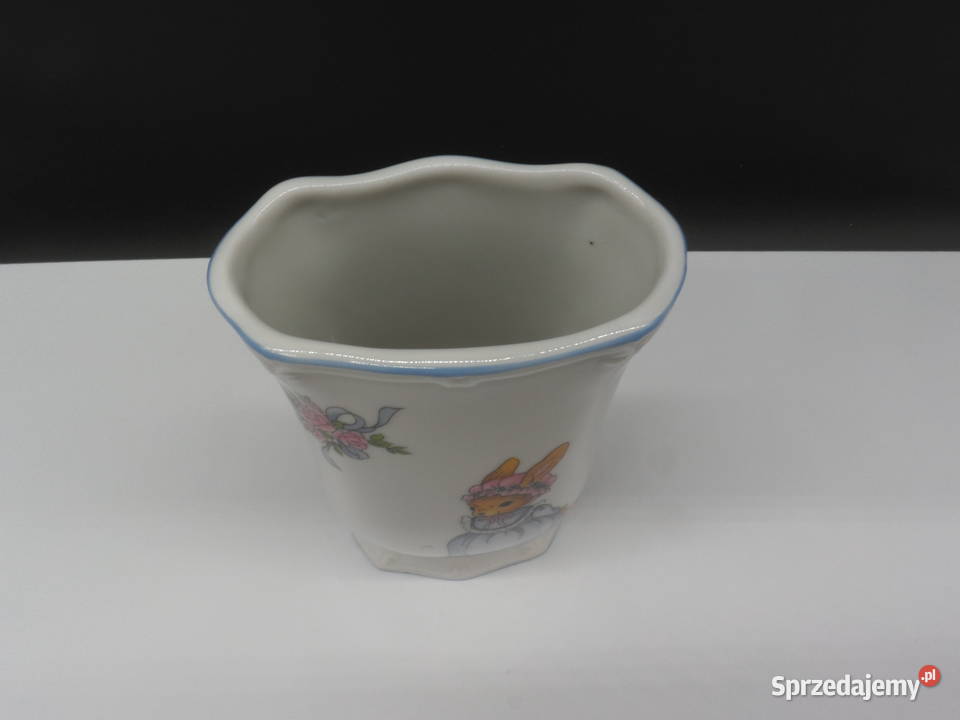 Uroczy Wazon Vintage Nostalgiczny Króliczek Fine sprzedam