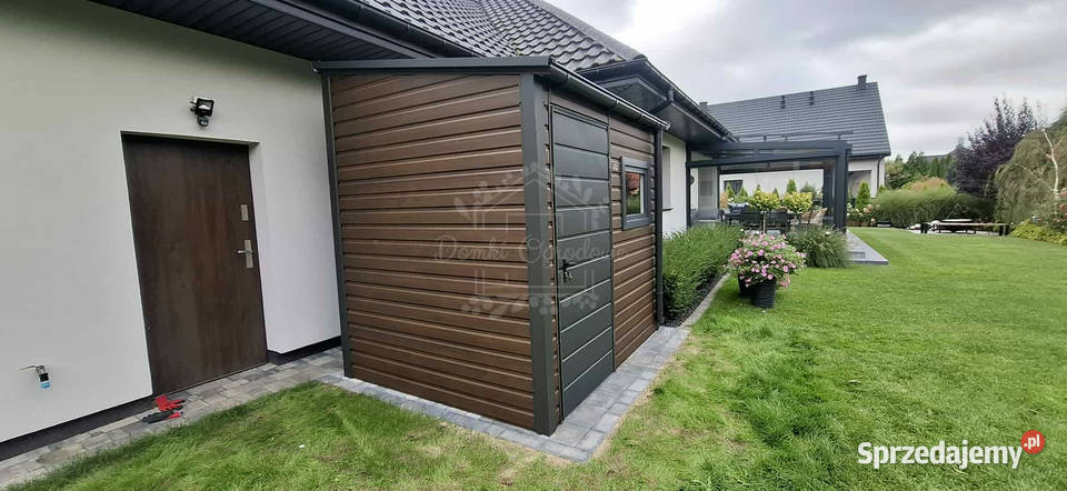Schowek domek ogrodowy 25x25m drewnopodobny Sopot sprzedam