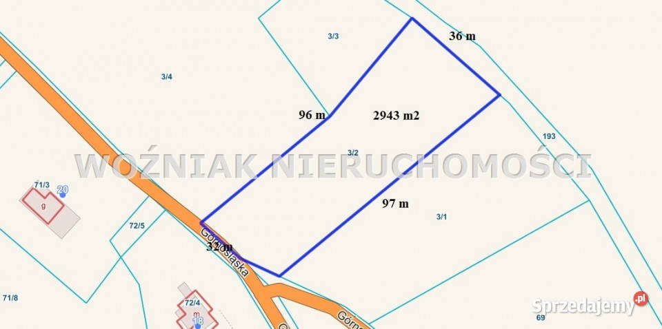Grunt 2943m2 Walim dolnośląskie sprzedam