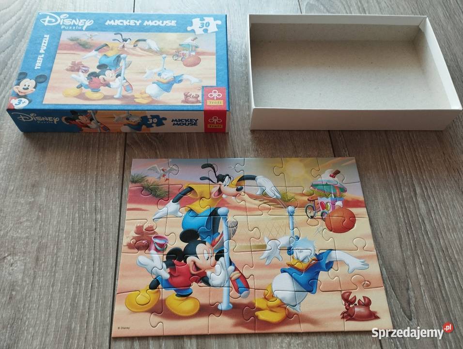 puzzle myszka Mickey o wymiarach 225 na 165 Poznań