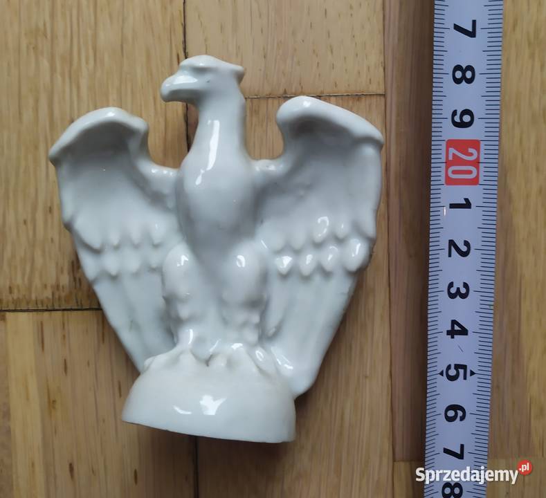 37 PORCELANOWY ORZEŁ PIĘKNA OZDOBA Łódź