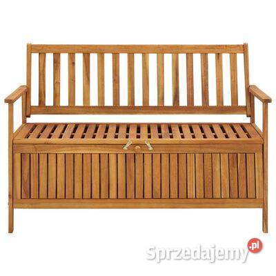 vidaXL Ławka ogrodowa ze schowkiem 120 lite mazowieckie Warszawa sprzedam