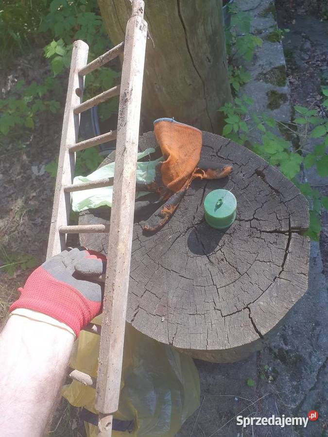 Mała stara miniaturowa zabawkowa drewniana Warszawa sprzedam