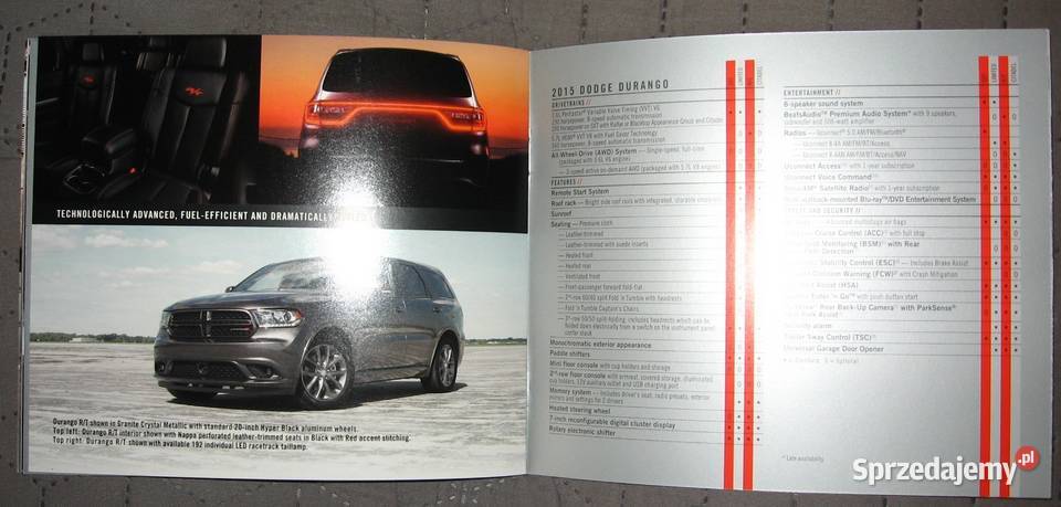 Dodge 2014 prospekt katalog Kępice sprzedam
