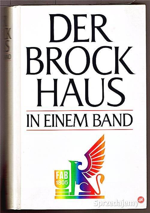 DER BROCKHAUS IN EINEM BAND AZ 5 aktualisierte Chorzów