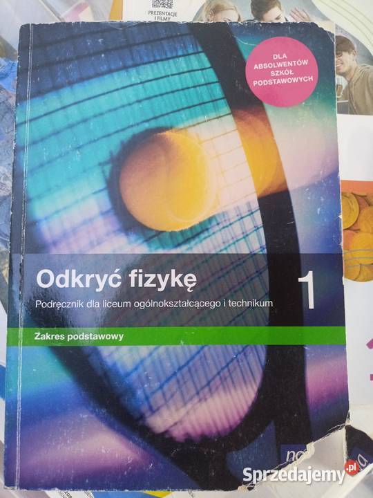 Odkryć fizykę książki wysyłka Trójmiasto tradycyjny podręcznik Gdańsk