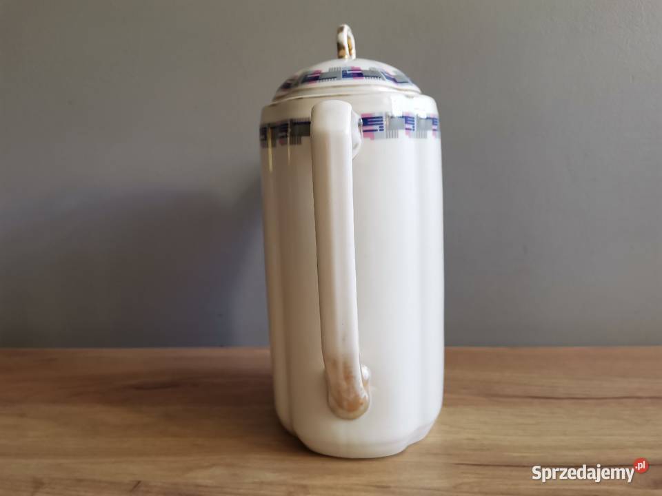 Stary przedwojenny dzbanek porcelana Art Deco Siemianowice Śląskie sprzedam