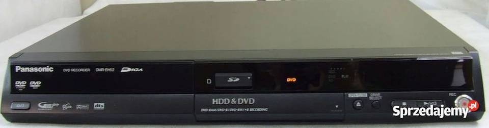 Nagrywarka DVD z HDD Panasonic DMR-EH52 Sprawna z Pilotem