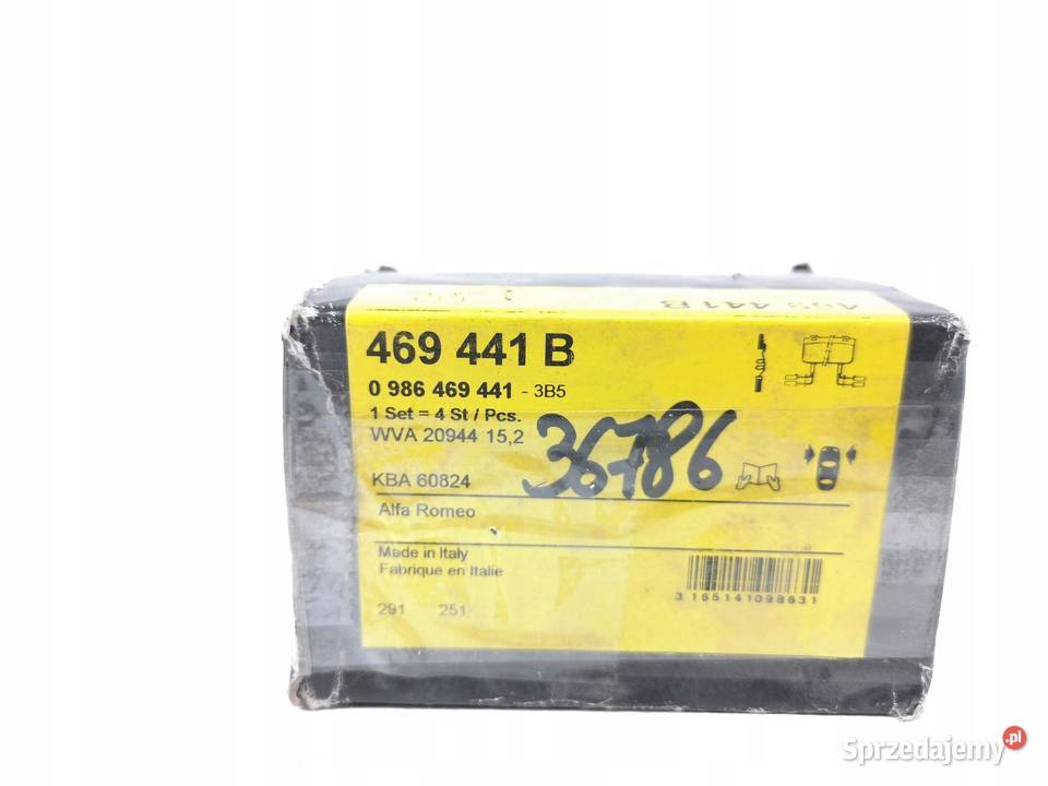 KLOCKI HAMULCOWE PRZÓD BOSCH ALFA ROMEO 33 8389