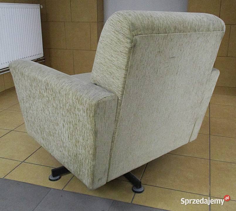 Stary Fotel Obrotowy PRL Nieporęt