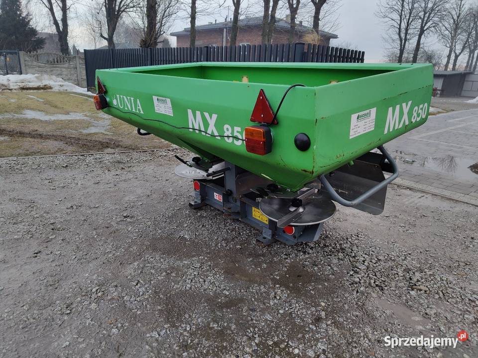 Rozsiewacz nawozów dwutarczowy Unia MX 850 Brzeziny