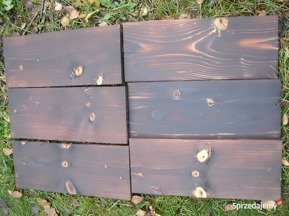 Półka opalana Shou Sugi Ban szczotkowana mazowieckie sprzedam