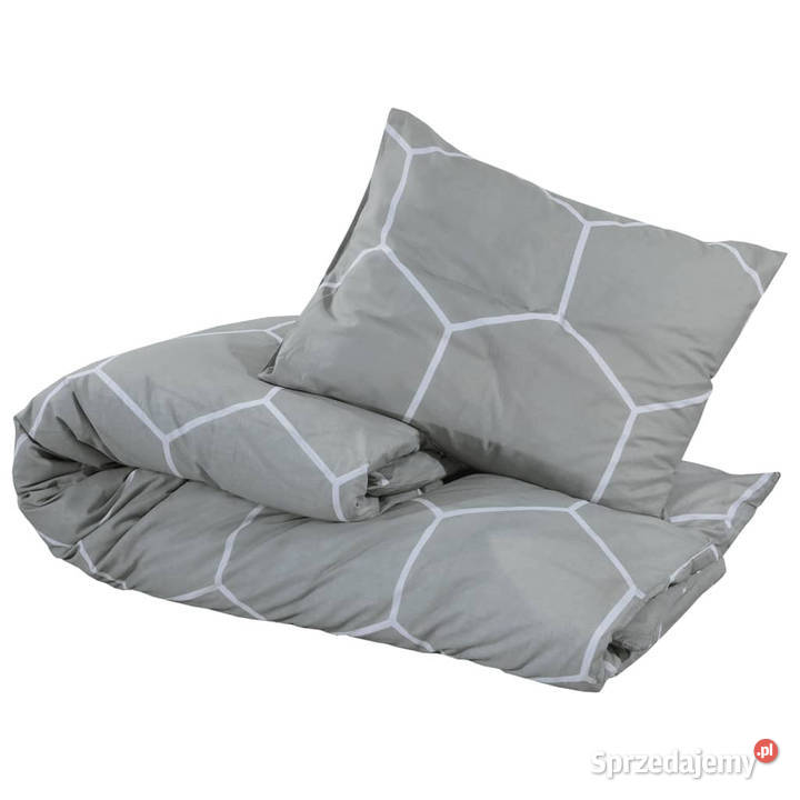 Zestaw pościeli szary 260x240 bawełna WM136453 mazowieckie Warszawa sprzedam