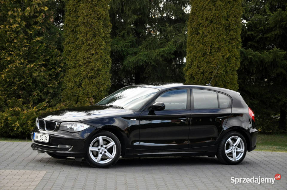 BMW 120 20d143LiftGrzane czarny mazowieckie Ostrów Mazowiecka
