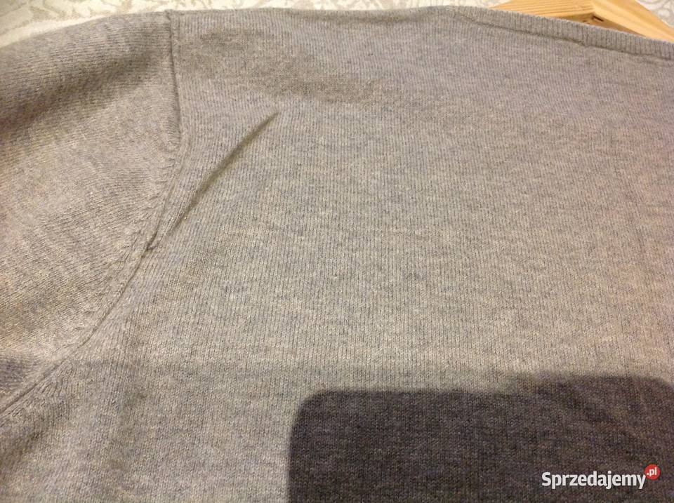 Sweter Męski WHITE STUFF L szary Angora 10